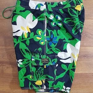 Tommy Hilfiger Hawaiian Floral Swim Trunks
